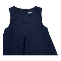 Jacadi Paris Scallop Hem Denim Dress, Size 0