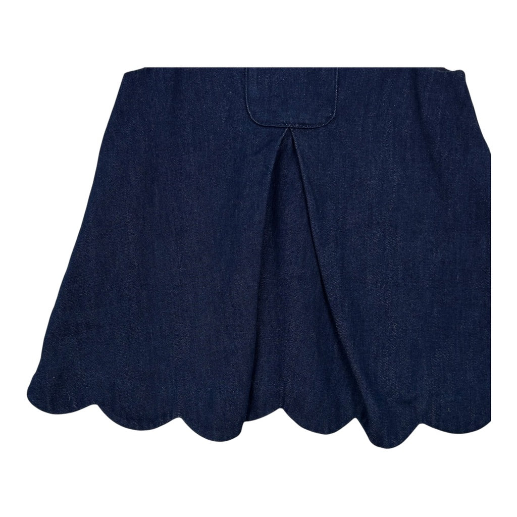 Jacadi Paris Scallop Hem Denim Dress, Size 0