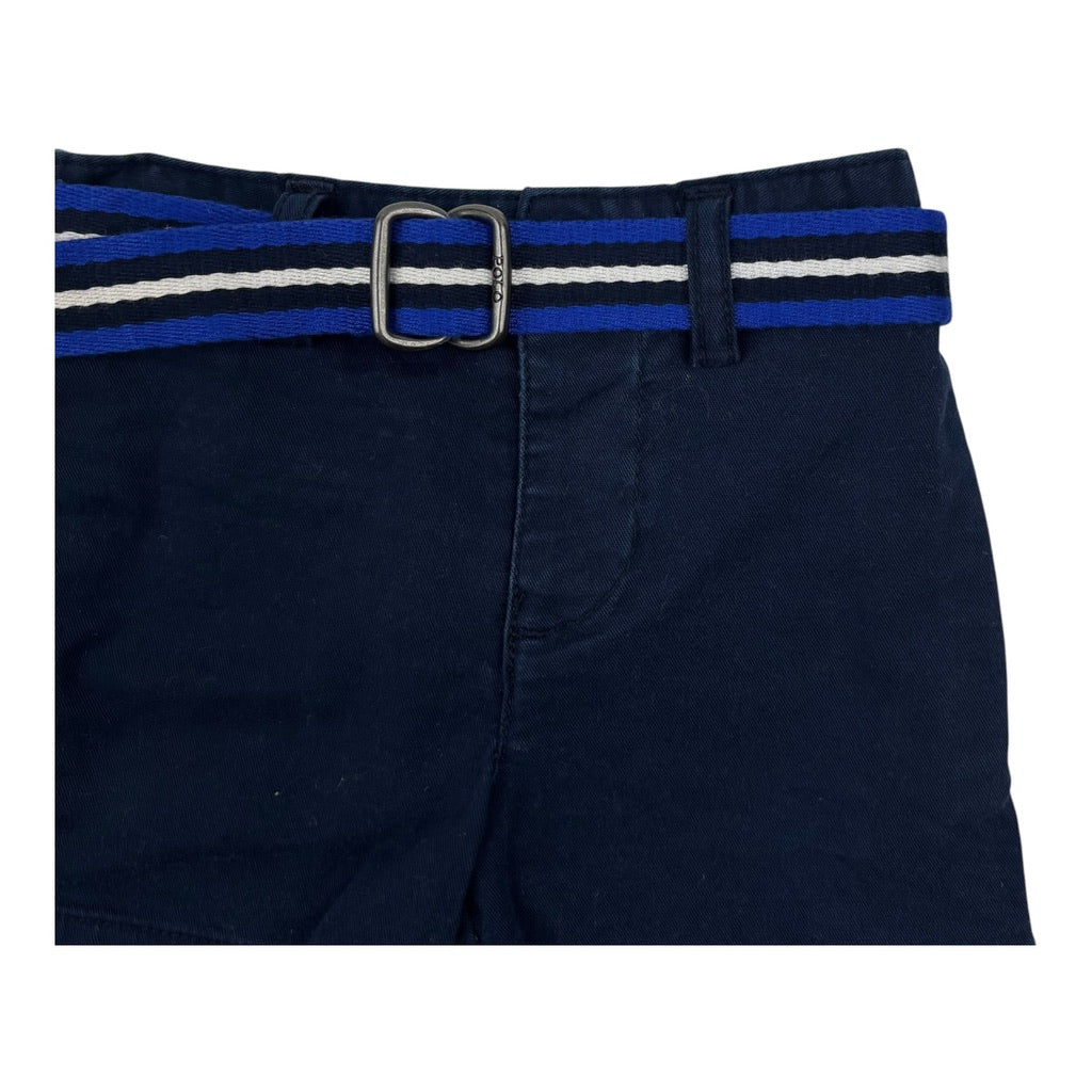 Ralph Lauren Navy Belted Shorts, Size 00