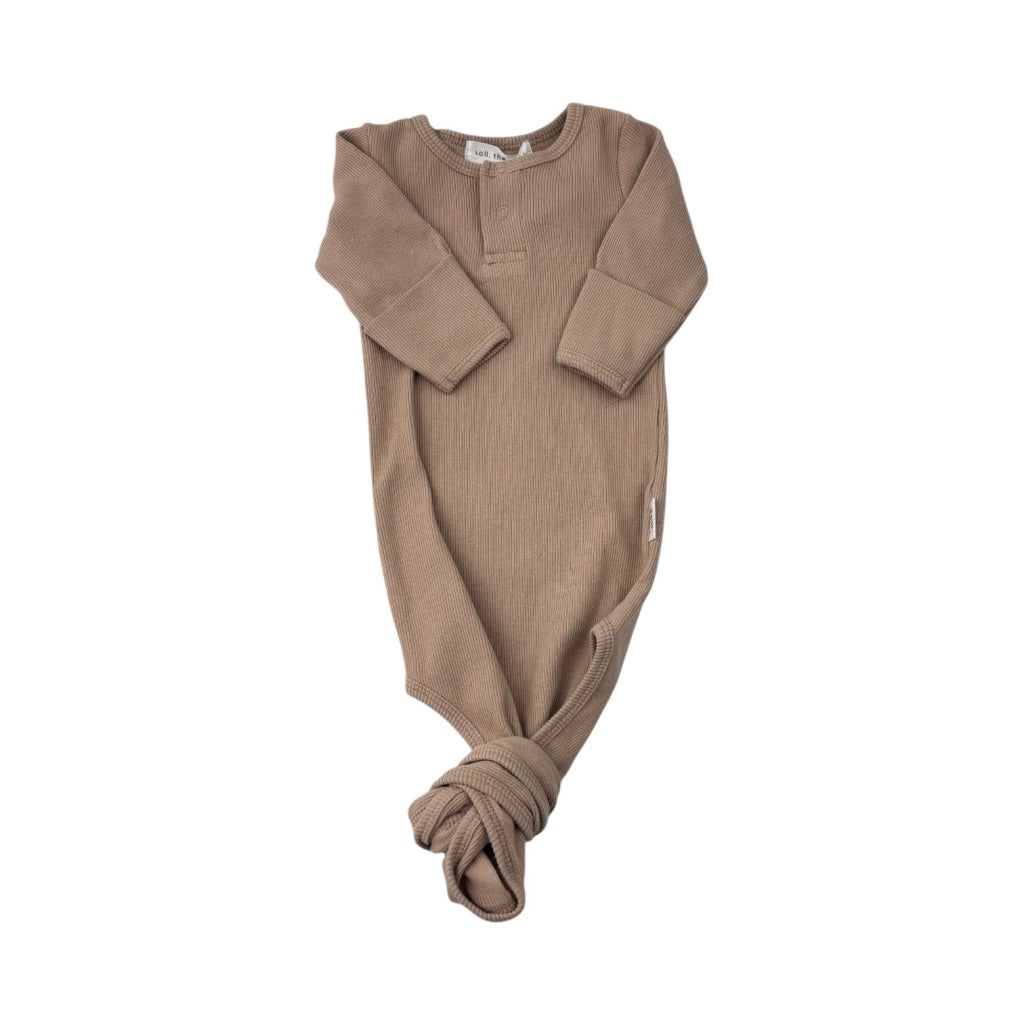 Soll The Label Ribbed Onesie and Hat Set, Size Newborn