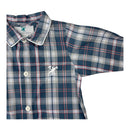 Le Petite Caddie Blue Check Pyjamas, Size 2